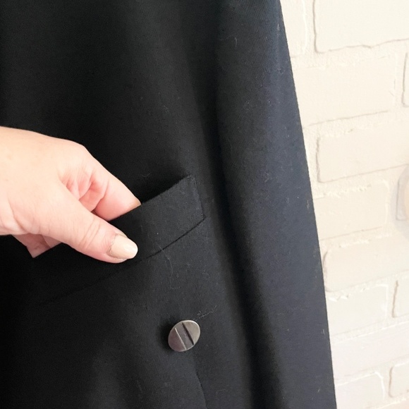 Vintage G. Brabant Men’s Blazer Black Double Breasted Classic Formal Wool Sz 44S - Picture 8 of 11